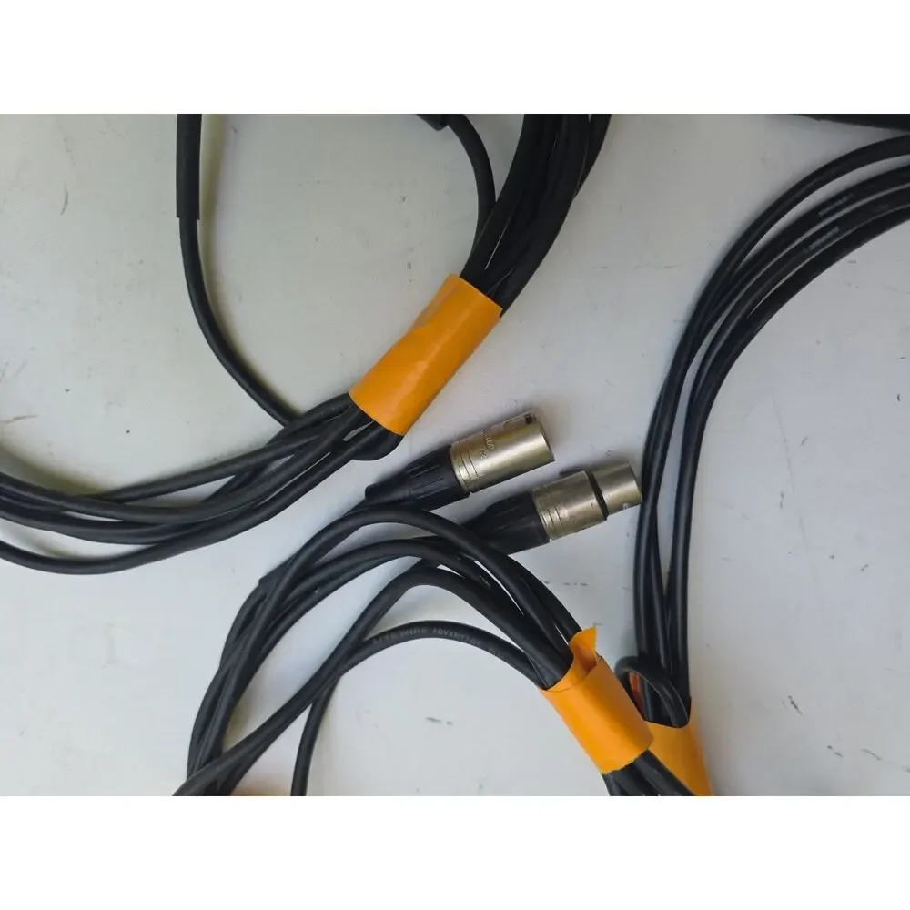 3 PACK 3-PIN XLR FEMALE to 1/4 MALE TS mono MIC MICROPHONE cable cord 15 ft foot